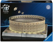 3D Colosseum Puzzle with LED Lights Roman Landmark Model Kit Decor - Kwikley