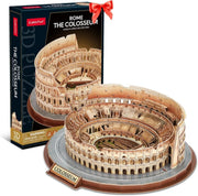 3D Colosseum Rome Puzzle 163 Piece Model Kit National Geographic Gift - Kwikley