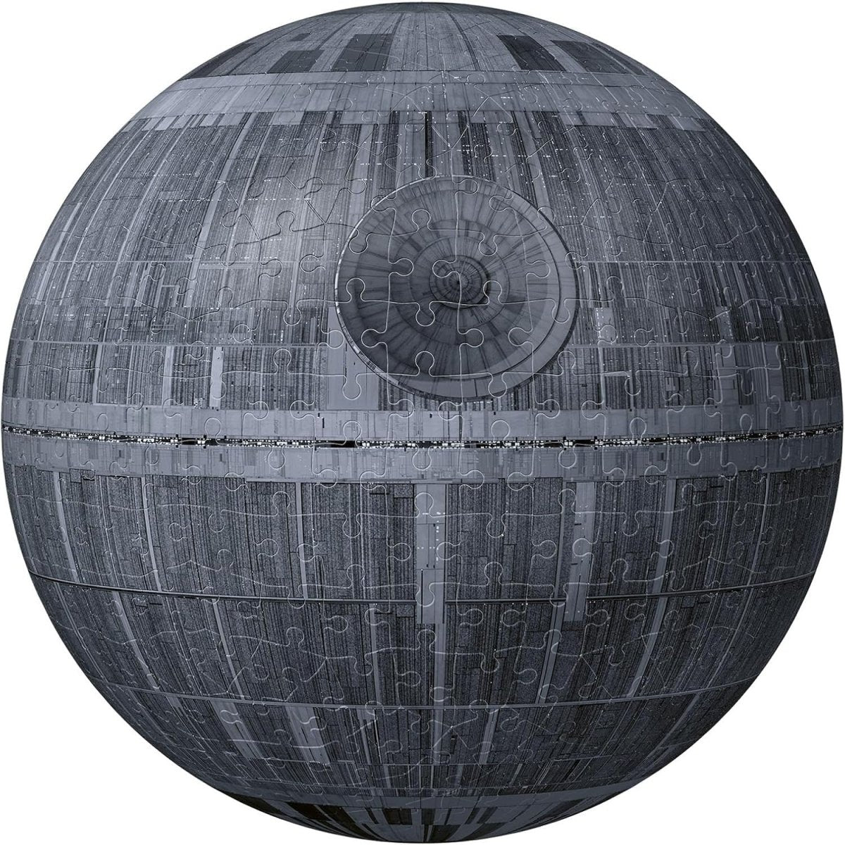 3D Death Star Puzzle 540 Piece Star Galaxy Sphere Model No Glue Kit - Kwikley