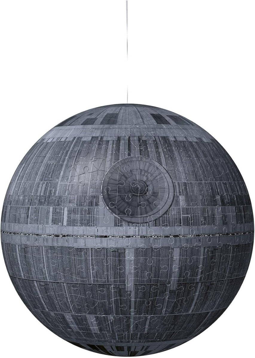 3D Death Star Puzzle 540 Piece Star Galaxy Sphere Model No Glue Kit - Kwikley