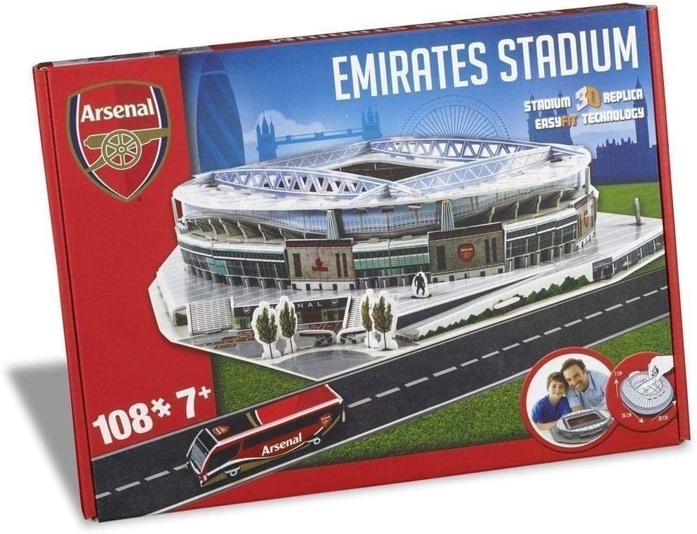 3D Football Stadium Puzzle 108 Piece Building Model DIY Display - Kwikley