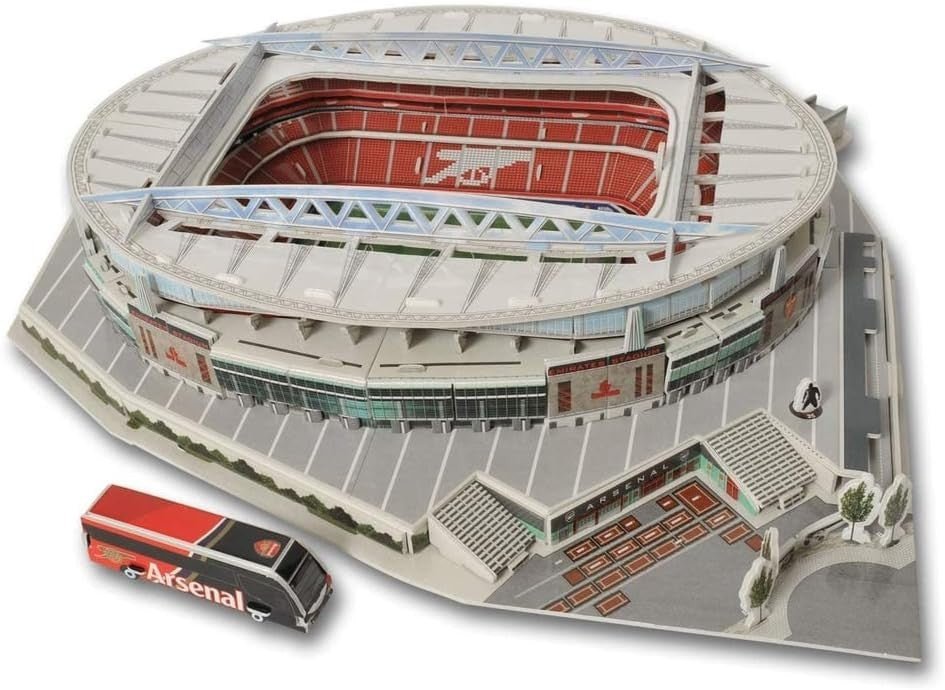 3D Football Stadium Puzzle 108 Piece Building Model DIY Display - Kwikley