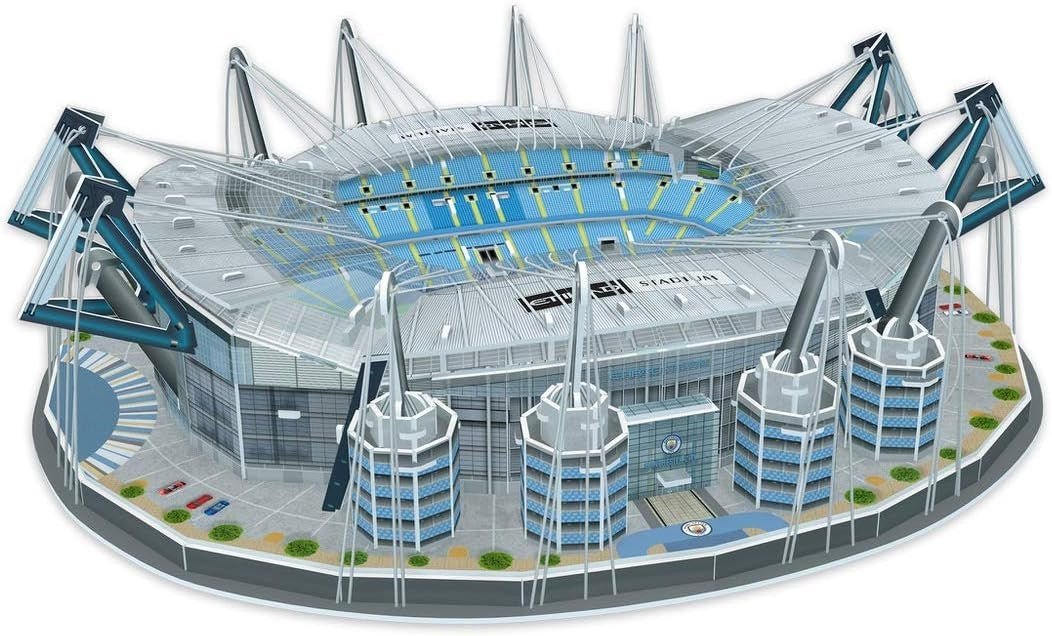 3D Football Stadium Puzzle 132 Piece Model Kit Sports Fan Collectible - Kwikley