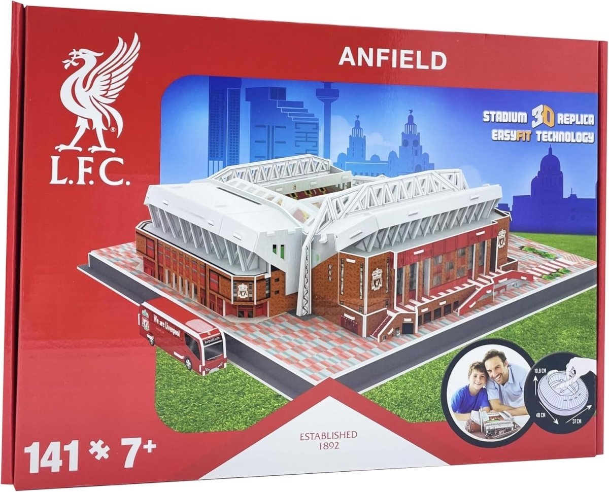 3D Football Stadium Puzzle 141 Piece Soccer Arena Model Kit Gift - Kwikley