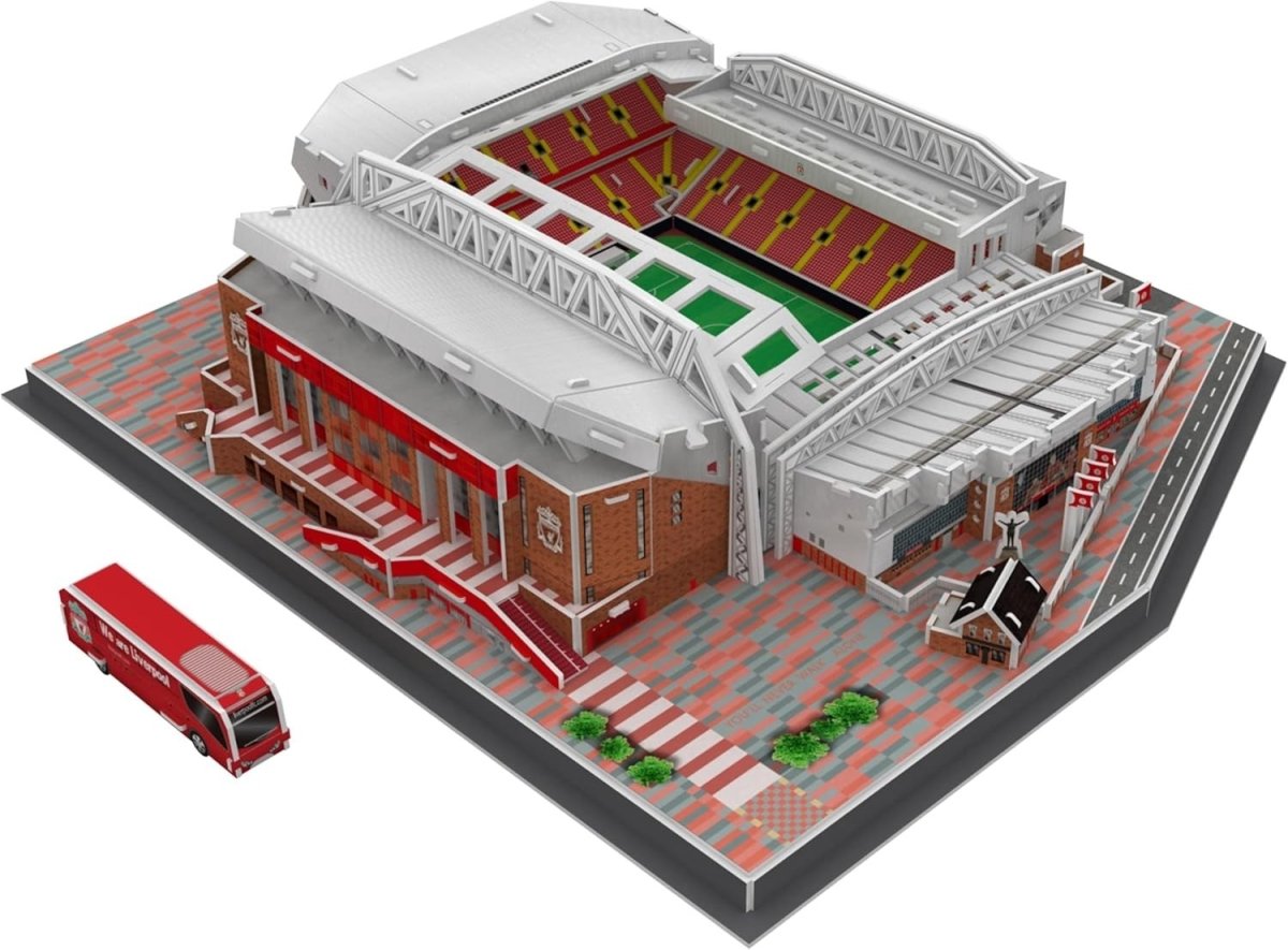 3D Football Stadium Puzzle 141 Piece Soccer Arena Model Kit Gift - Kwikley