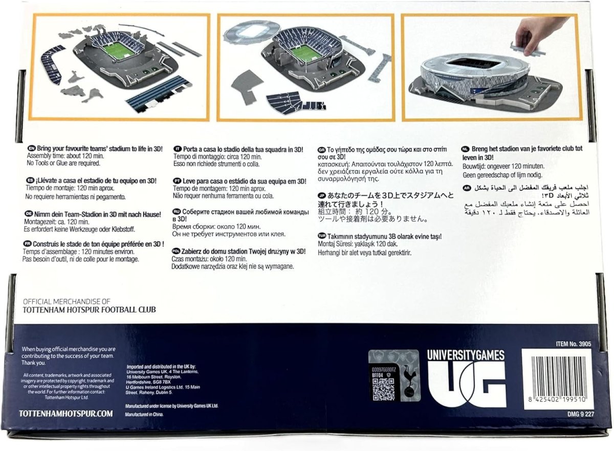3D Football Stadium Puzzle Model Kit Sports Arena Collectible Gift - Kwikley