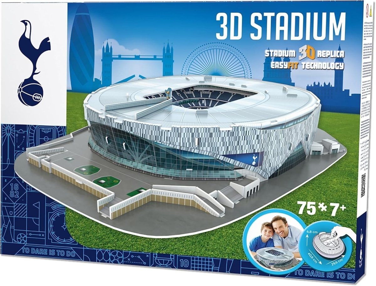 3D Football Stadium Puzzle Model Kit Sports Arena Collectible Gift - Kwikley