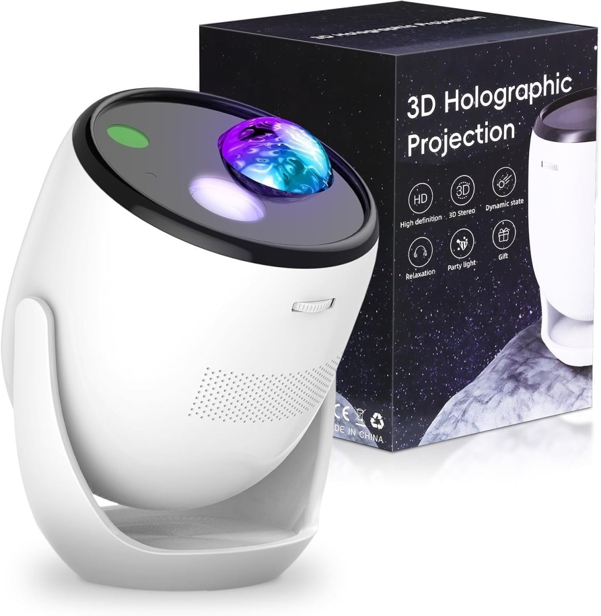 3D Galaxy Star Projector Bluetooth White Noise 99+ Effects Ceiling - Kwikley