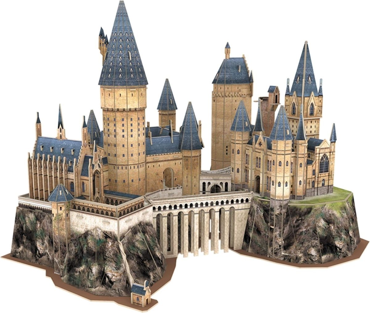 3D Hogwarts Castle Puzzle 197 Piece Wizard School Model Kit Gift - Kwikley