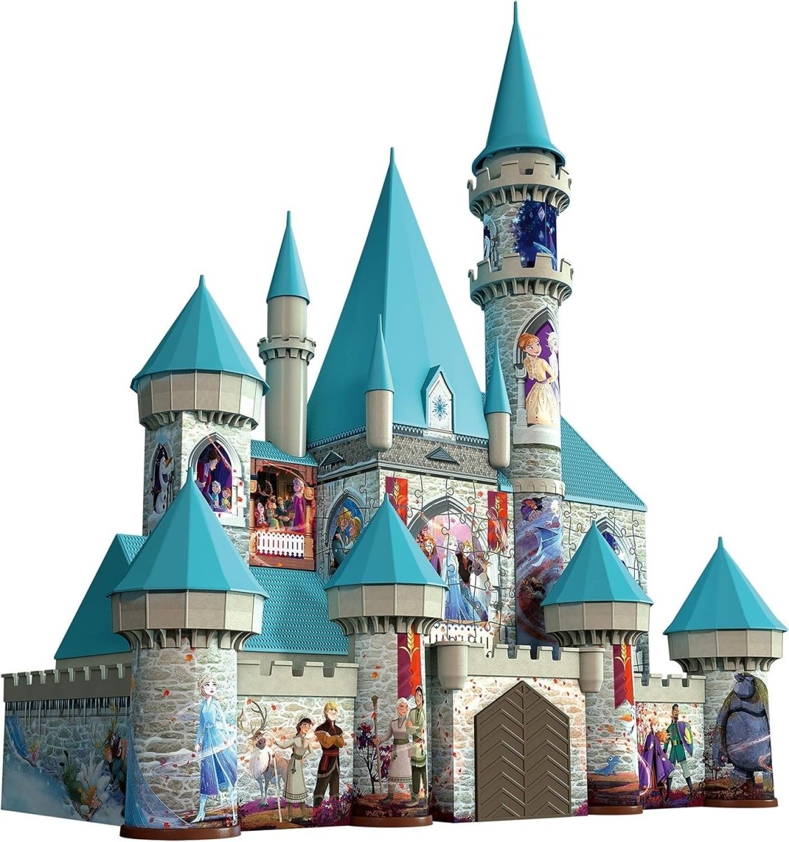 3D Ice Castle Puzzle 216 Piece Fantasy Palace Model Kit No Glue - Kwikley