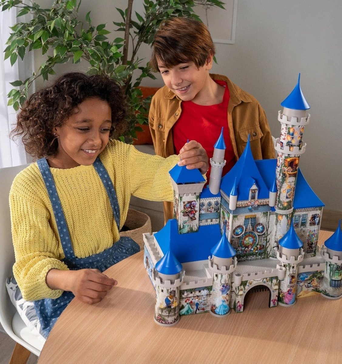 3D Ice Castle Puzzle 216 Piece Fantasy Palace Model Kit No Glue - Kwikley