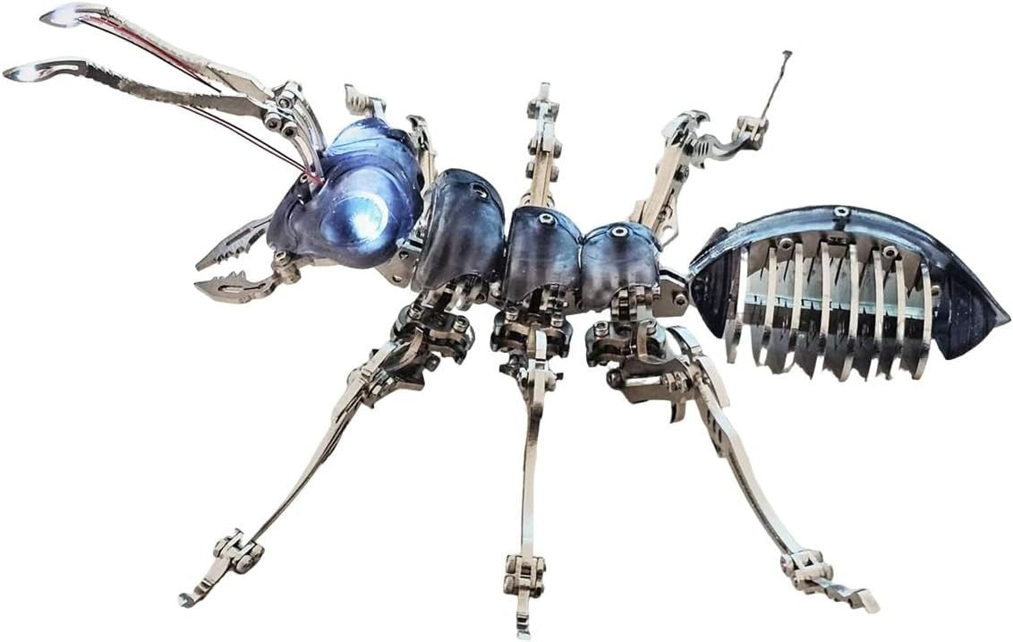 3D Metal Ant Puzzle Kit 150PCS Steampunk Insect DIY Model Decor - Kwikley