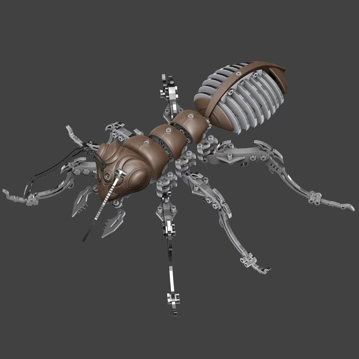 3D Metal Ant Puzzle Kit 150PCS Steampunk Insect DIY Model Decor - Kwikley