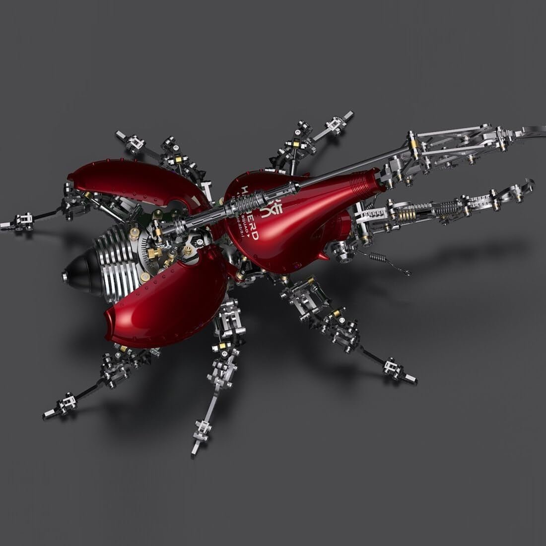 3D Metal Beetle Puzzle Steampunk Insect Model Kit 1014PCS DIY Display - Kwikley