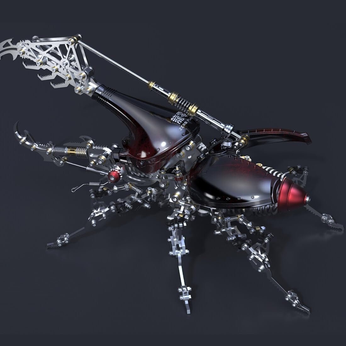 3D Metal Beetle Puzzle Steampunk Insect Model Kit 1014PCS DIY Display - Kwikley