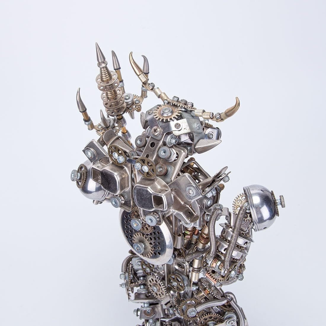 3D Metal Bull Humanoid Puzzle 2500PCS Steampunk Demon Model Kit - Kwikley