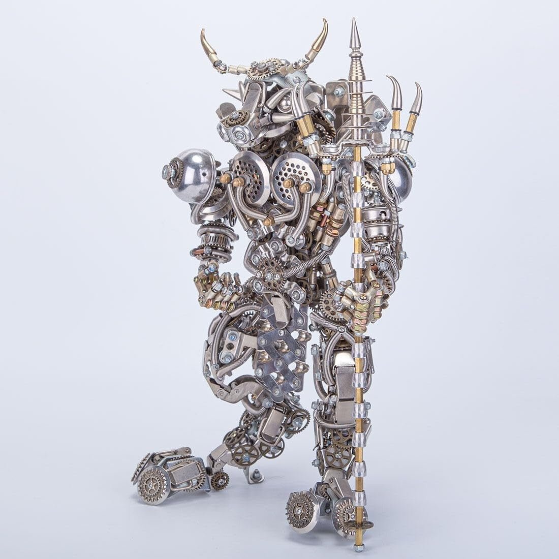 3D Metal Bull Humanoid Puzzle 2500PCS Steampunk Demon Model Kit - Kwikley