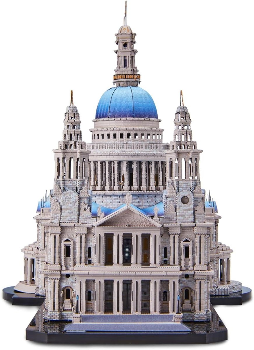3D Metal Cathedral Puzzle Architecture Model Kit 639PCS DIY Display - Kwikley