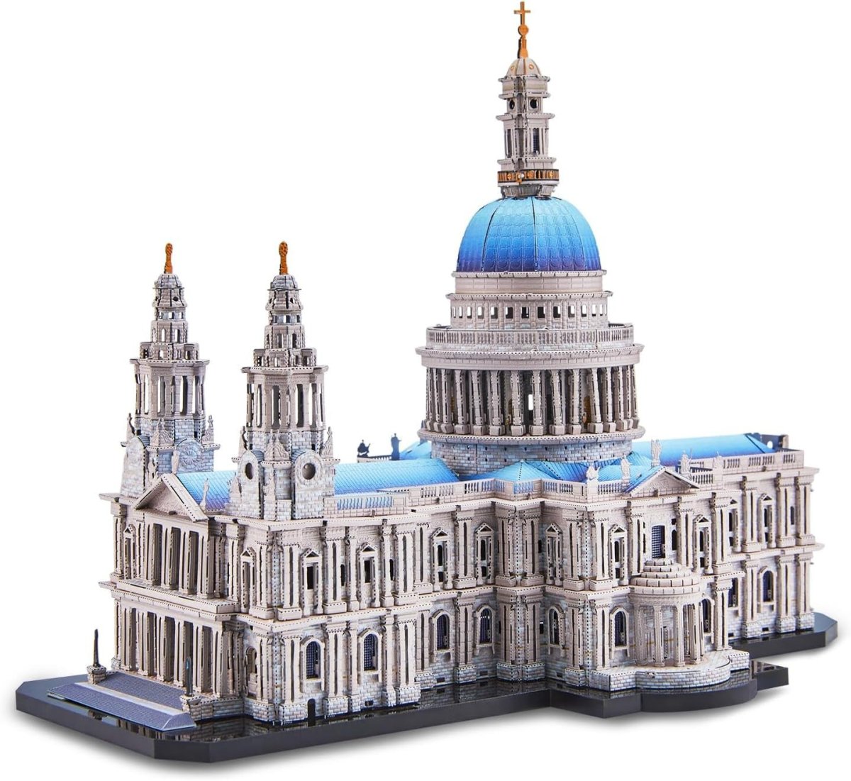 3D Metal Cathedral Puzzle Architecture Model Kit 639PCS DIY Display - Kwikley