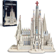 3D Metal Cathedral Puzzle DIY Architecture Model Kit 450PCS Display - Kwikley