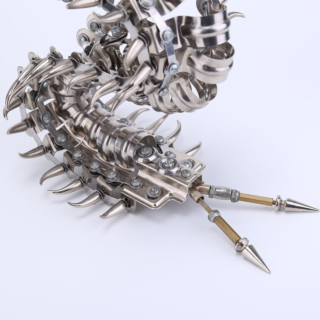3D Metal Centipede Puzzle Kit 480PCS Articulated DIY Model Decor - Kwikley