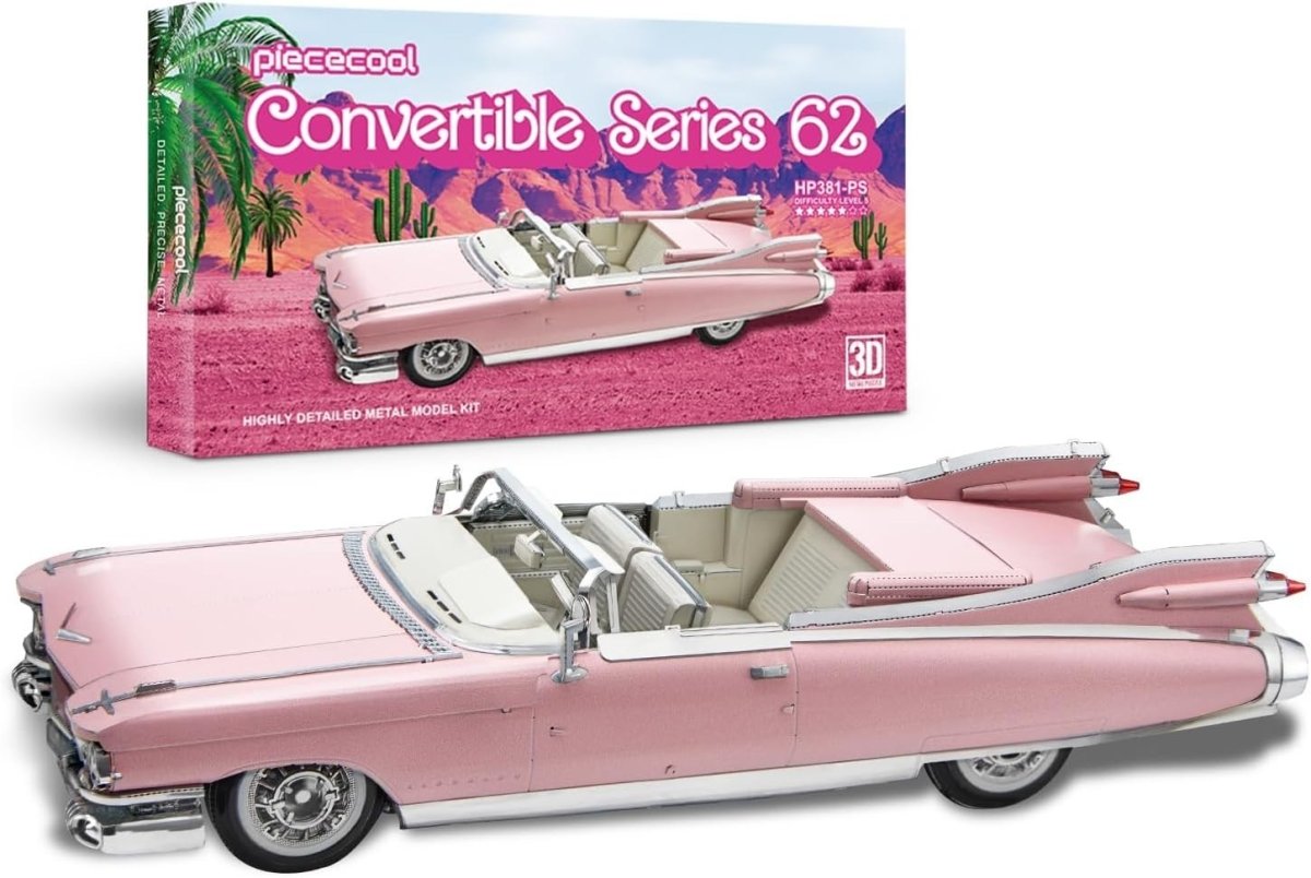 3D Metal Convertible Car Puzzle Stainless Steel DIY Model Kit 239 Pieces - Kwikley