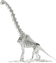 3D Metal Diplodocus Skeleton Puzzle DIY Dinosaur Model Kit Gift - Kwikley
