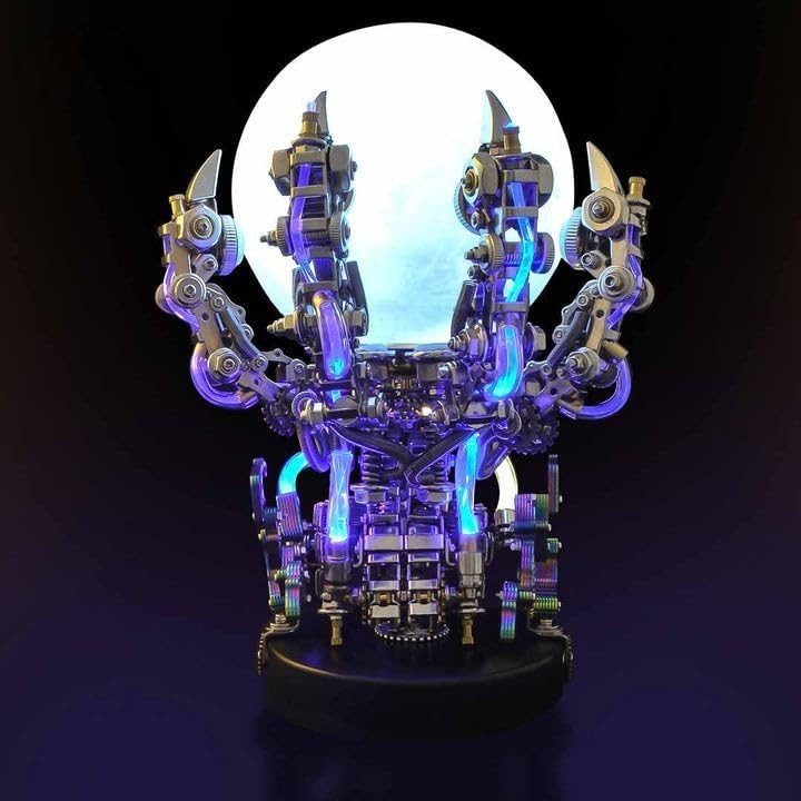 3D Metal Dragon Claw Puzzle Kit 800PCS Steampunk DIY Desk Decor - Kwikley