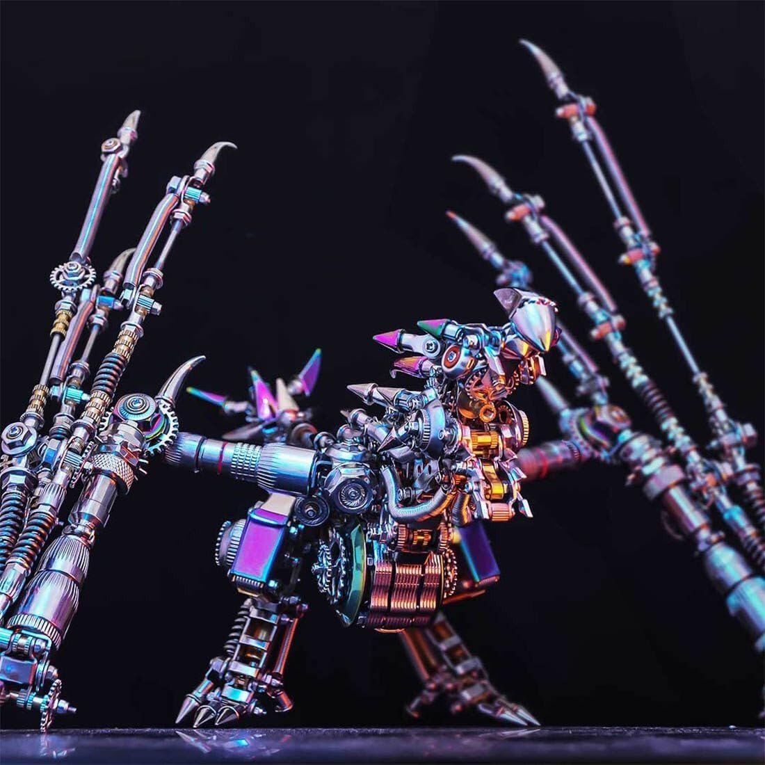 3D Metal Dragon Puzzle Kit 1390PCS Steampunk DIY Model Decor Gift - Kwikley