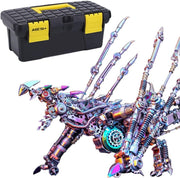 3D Metal Dragon Puzzle Kit 1390PCS Steampunk DIY Model Decor Gift - Kwikley