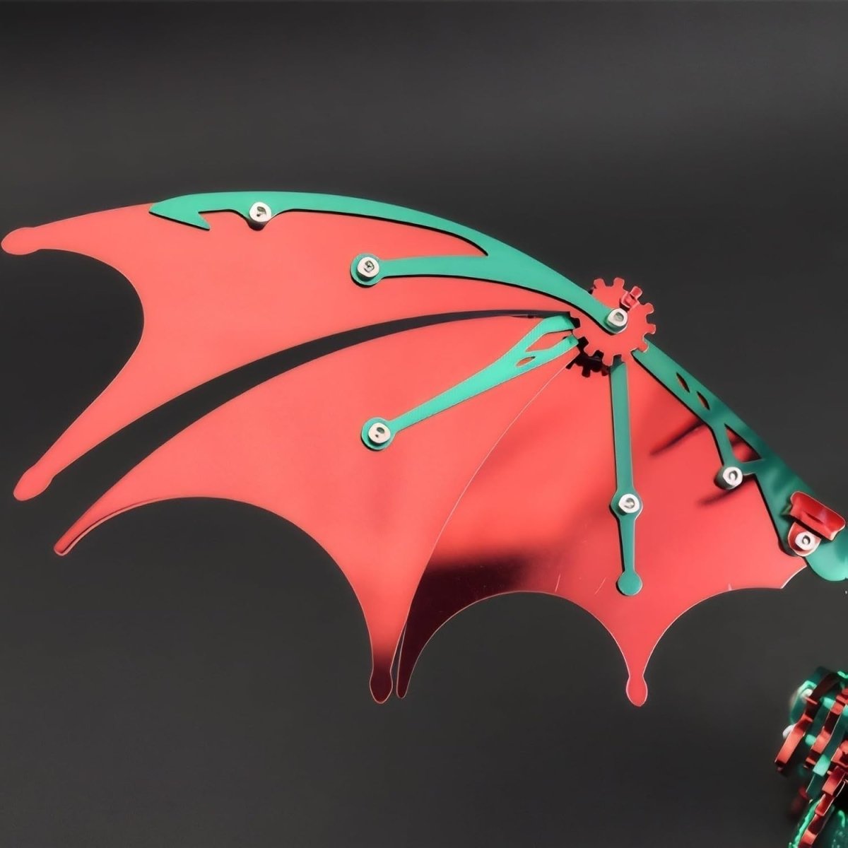 3D Metal Dragon Puzzle Kit 313PCS Steampunk DIY Model Desk Decor - Kwikley