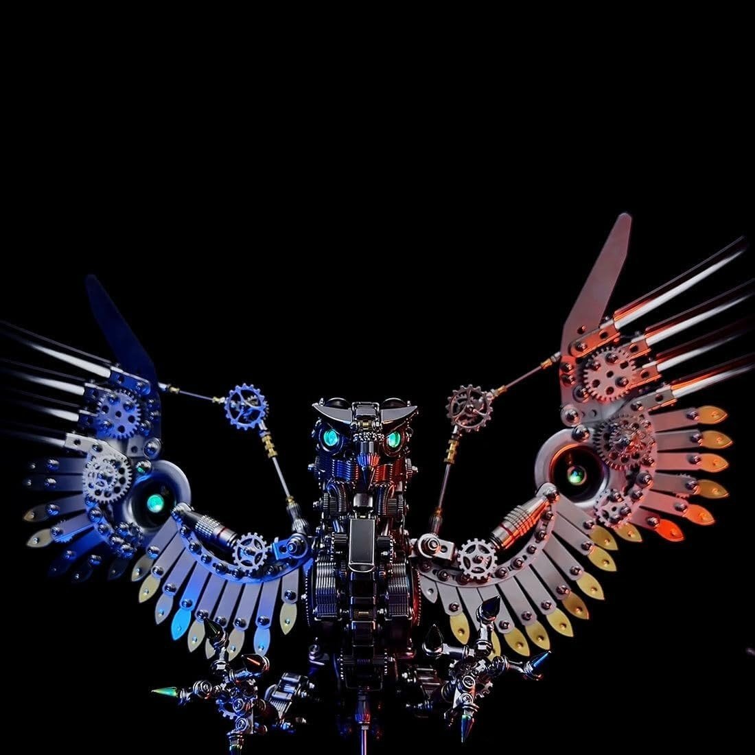 3D Metal Eagle Puzzle Kit 1800PCS Steampunk DIY Model Decor Gift - Kwikley