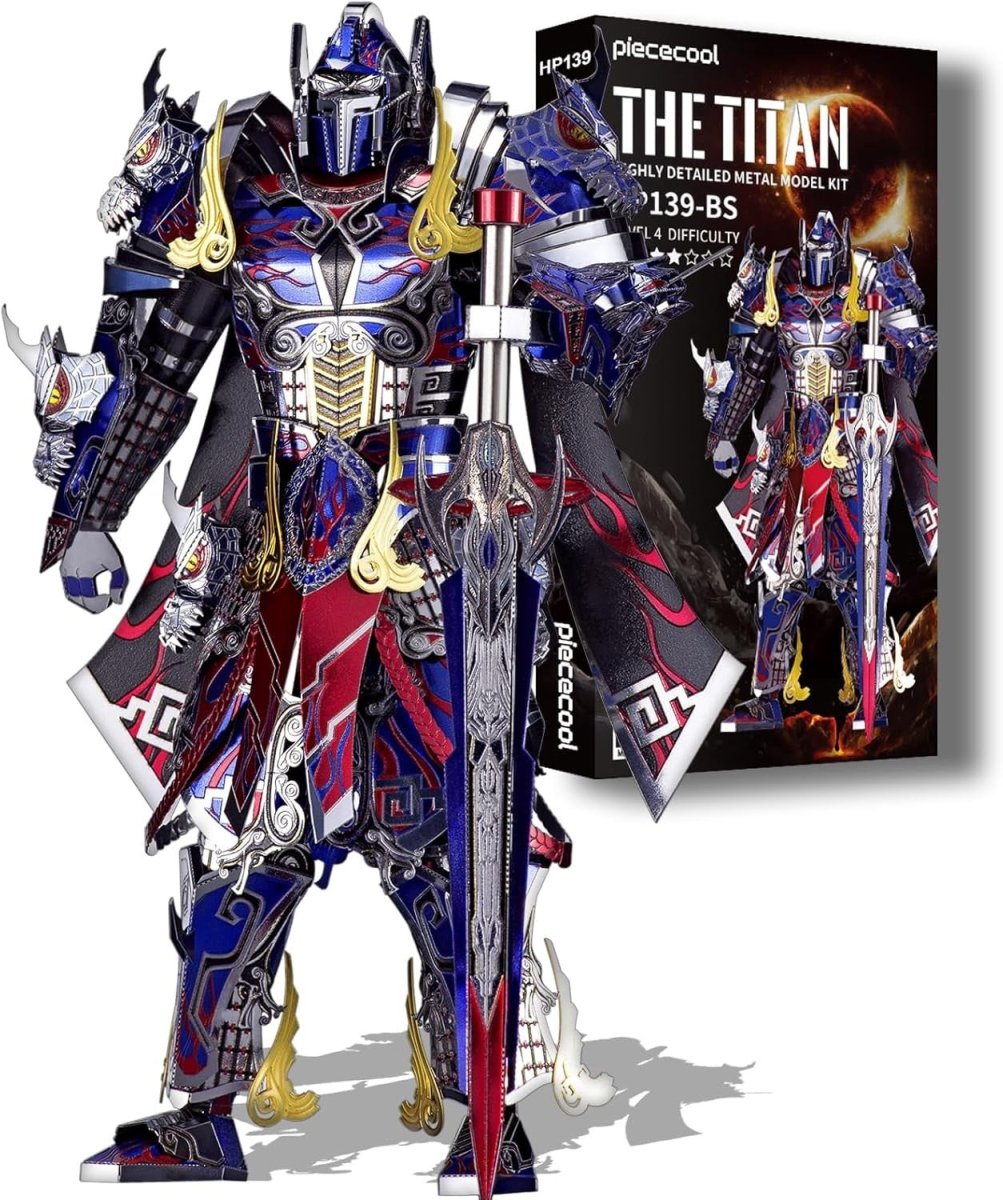3D Metal Mech Warrior Puzzle Kit Stainless Steel Robot Model Gift - Kwikley