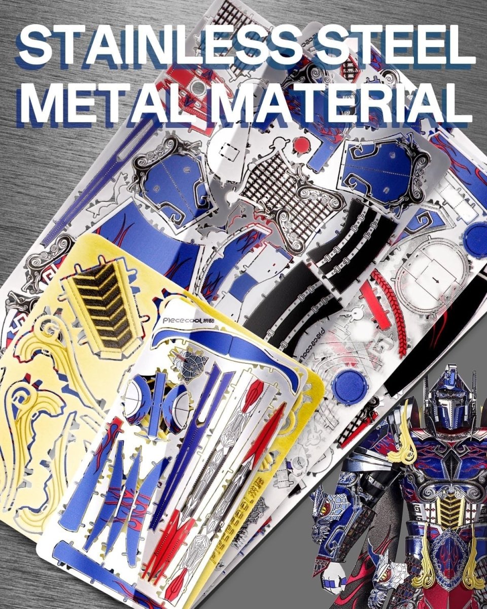 3D Metal Mech Warrior Puzzle Kit Stainless Steel Robot Model Gift - Kwikley