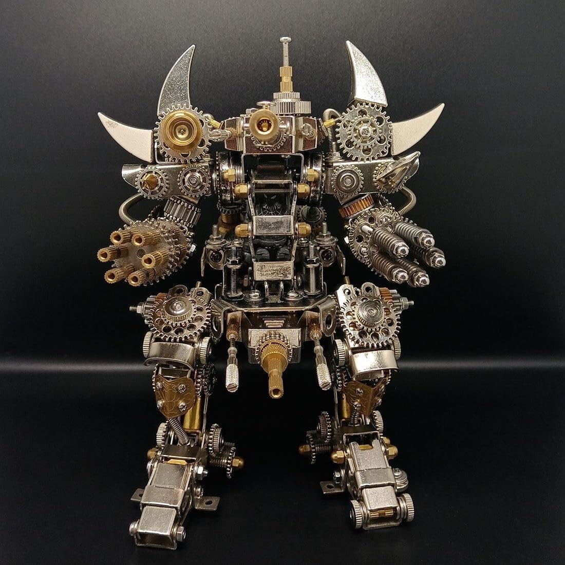 3D Metal Mecha Puzzle Kit 1500PCS DIY Robot Model with Cockpit - Kwikley