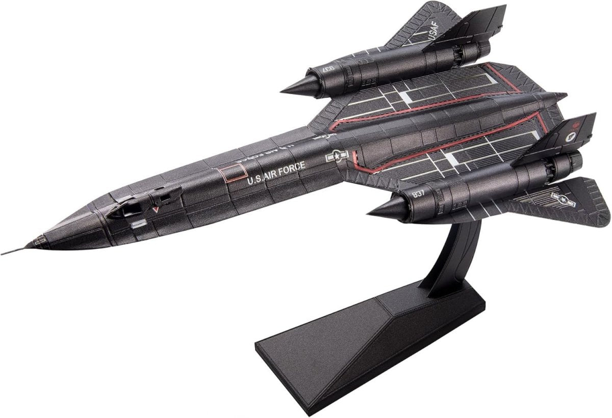 3D Metal Military Aircraft Puzzle Kit DIY Airplane Model for Adults - Kwikley