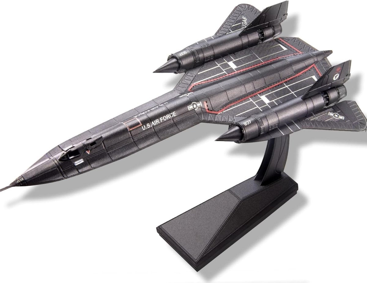 3D Metal Military Aircraft Puzzle Kit DIY Airplane Model for Adults - Kwikley
