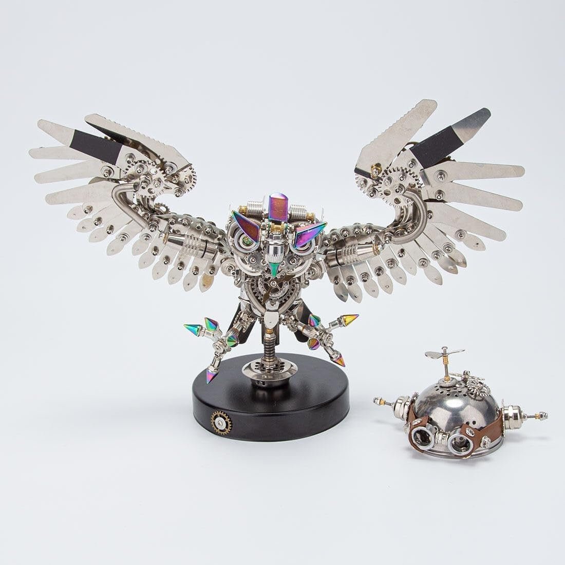 3D Metal Owl Puzzle Kit 700PCS Steampunk DIY Mechanical Model Decor - Kwikley