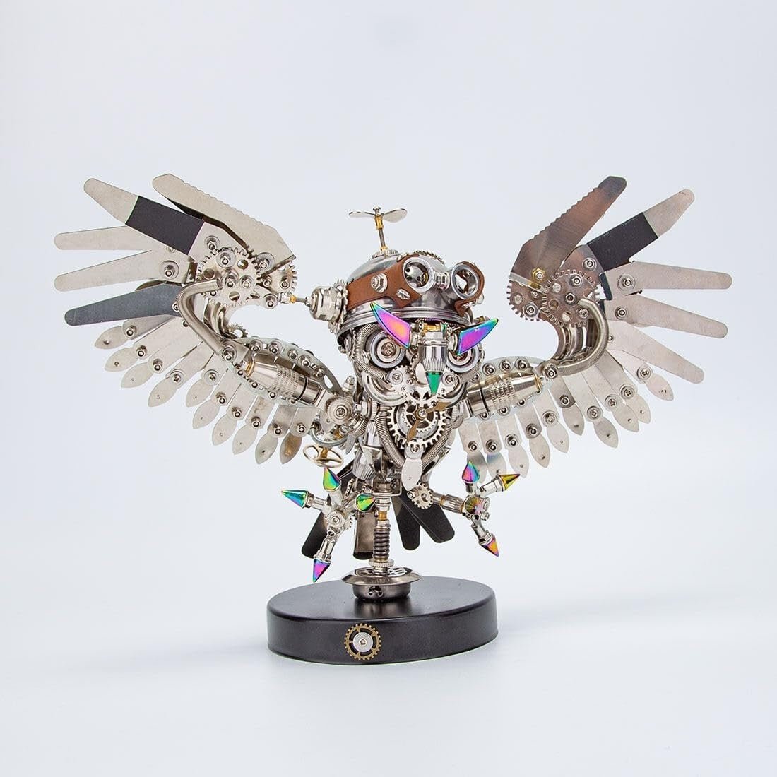 3D Metal Owl Puzzle Kit 700PCS Steampunk DIY Mechanical Model Decor - Kwikley