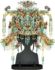 3D Metal Phoenix Tiara Puzzle Kit 748PCS DIY Stainless Steel Decor - Kwikley