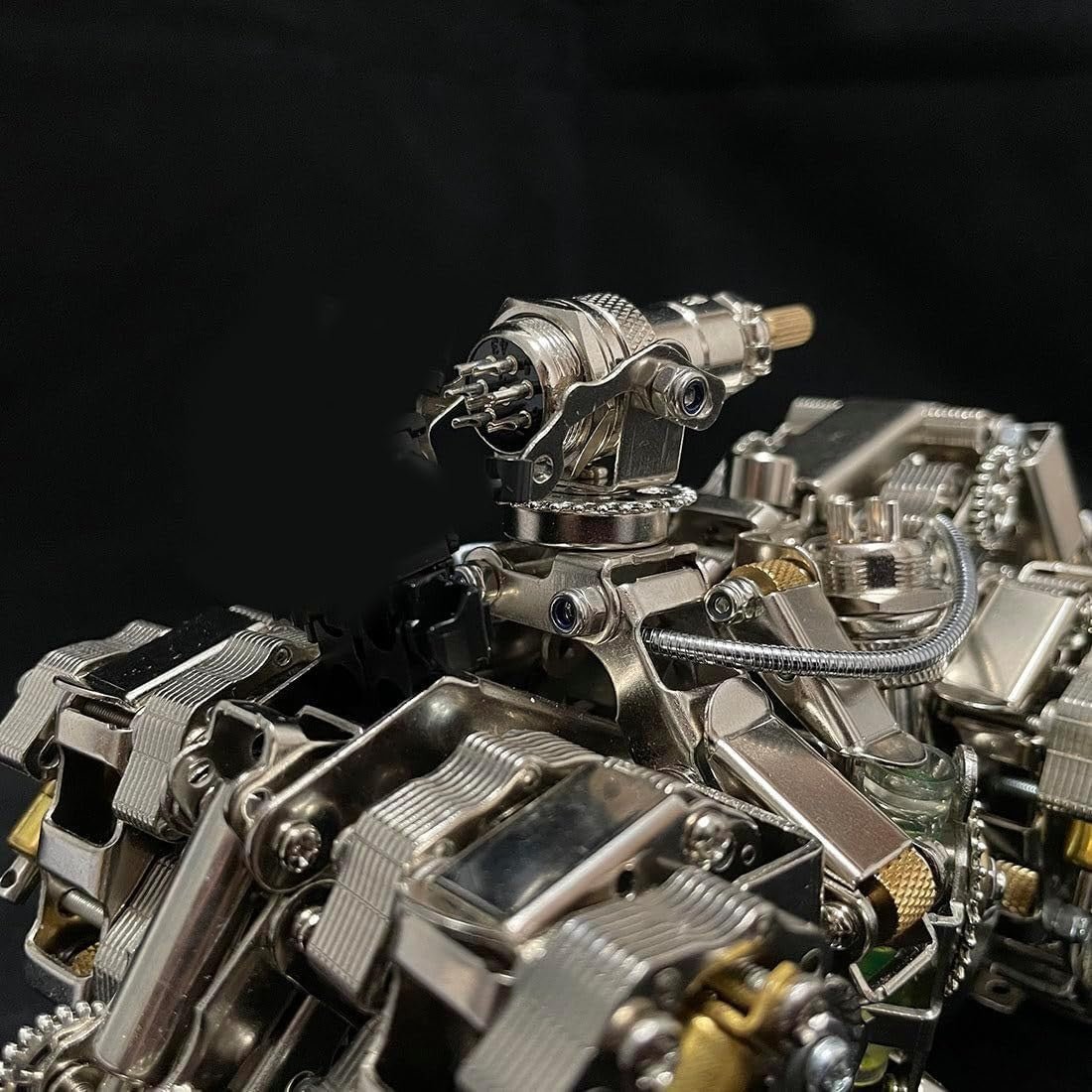 3D Metal Rhino Puzzle Kit 700PCS Steampunk DIY Model Decor Gift - Kwikley