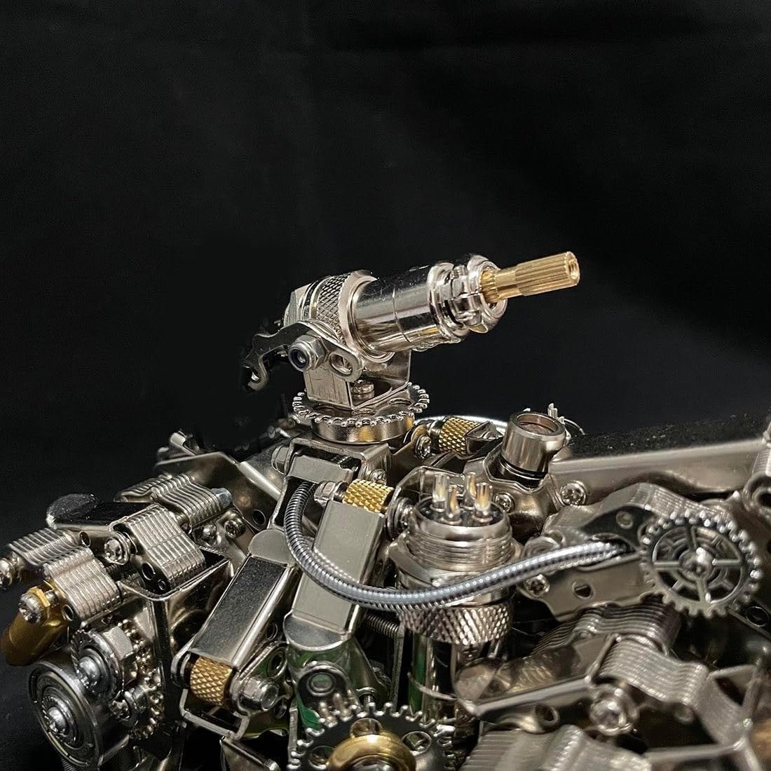 3D Metal Rhino Puzzle Kit 700PCS Steampunk DIY Model Decor Gift - Kwikley