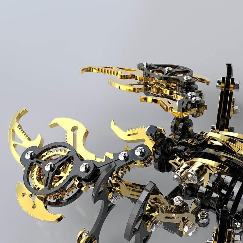 3D Metal Scorpion King Puzzle Kit 454PCS DIY Mechanical Model Gift - Kwikley
