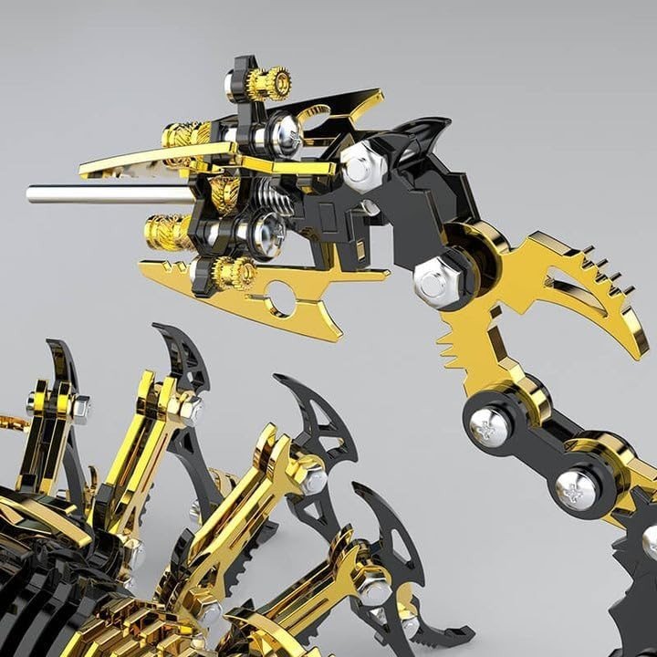 3D Metal Scorpion King Puzzle Kit 454PCS DIY Mechanical Model Gift - Kwikley