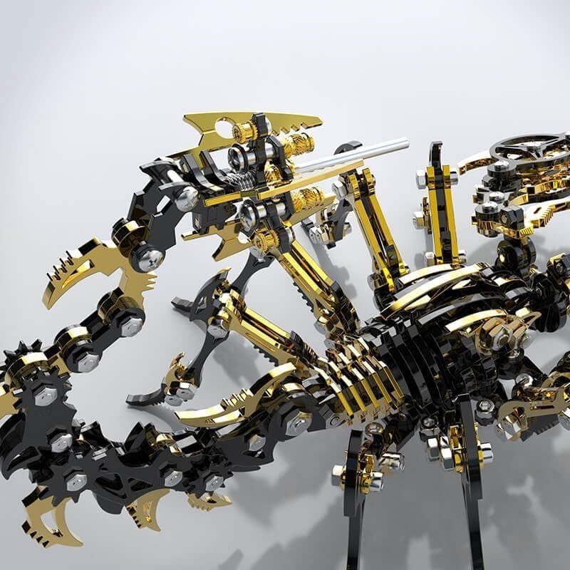 3D Metal Scorpion King Puzzle Kit 454PCS DIY Mechanical Model Gift - Kwikley