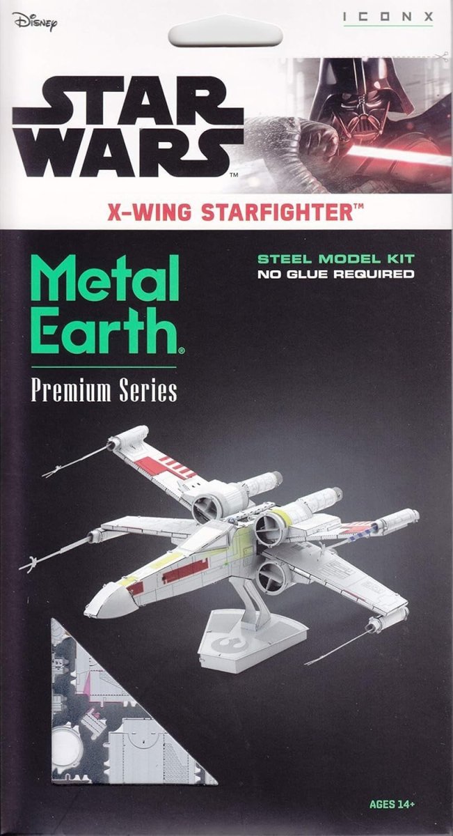 3D Metal Starfighter Puzzle Model Kit Sci-Fi DIY Steel Collectible - Kwikley
