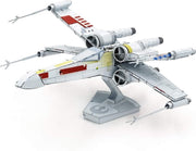 3D Metal Starfighter Puzzle Model Kit Sci-Fi DIY Steel Collectible - Kwikley