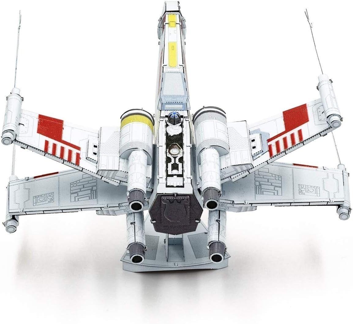 3D Metal Starfighter Puzzle Model Kit Sci-Fi DIY Steel Collectible - Kwikley