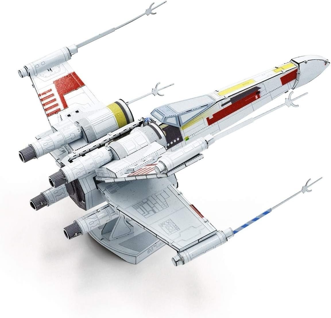 3D Metal Starfighter Puzzle Model Kit Sci-Fi DIY Steel Collectible - Kwikley