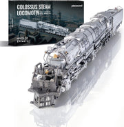 3D Metal Steam Locomotive Puzzle DIY Train Model Kit 646PCS Display - Kwikley